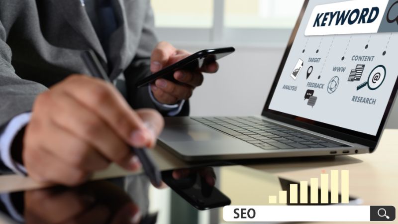 Off-page SEO concept illustration