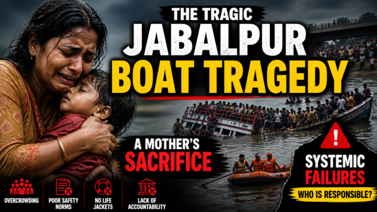 The Tragic Jabalpur Boat Tragedy A Mother's Sacrifice and Systemic Failures